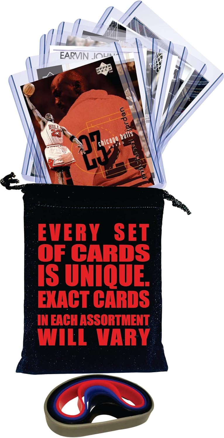 Chaser Basketball GOAT Cards: Michael Jordan, Lebron James, Kareem Abdul-Jabbar, Magic Johnson, Larry Bird, Kobe Bryant, Shaquille O’Neal, Wilt Chamberlain, and Bill Russell (9) Assorted Cards Gift Pack - All-Time Greats - Image 5